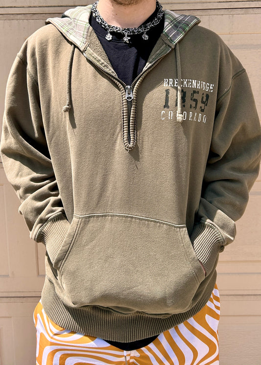 Flannel Hearts Quarter Zip