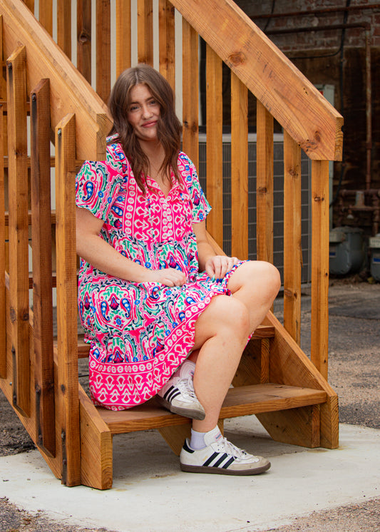 Arabella Tie Front Dress