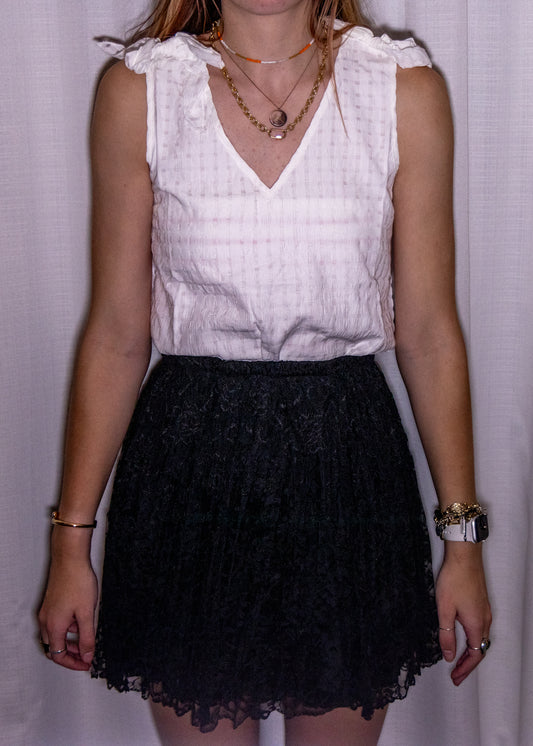 Black Lace Skirt