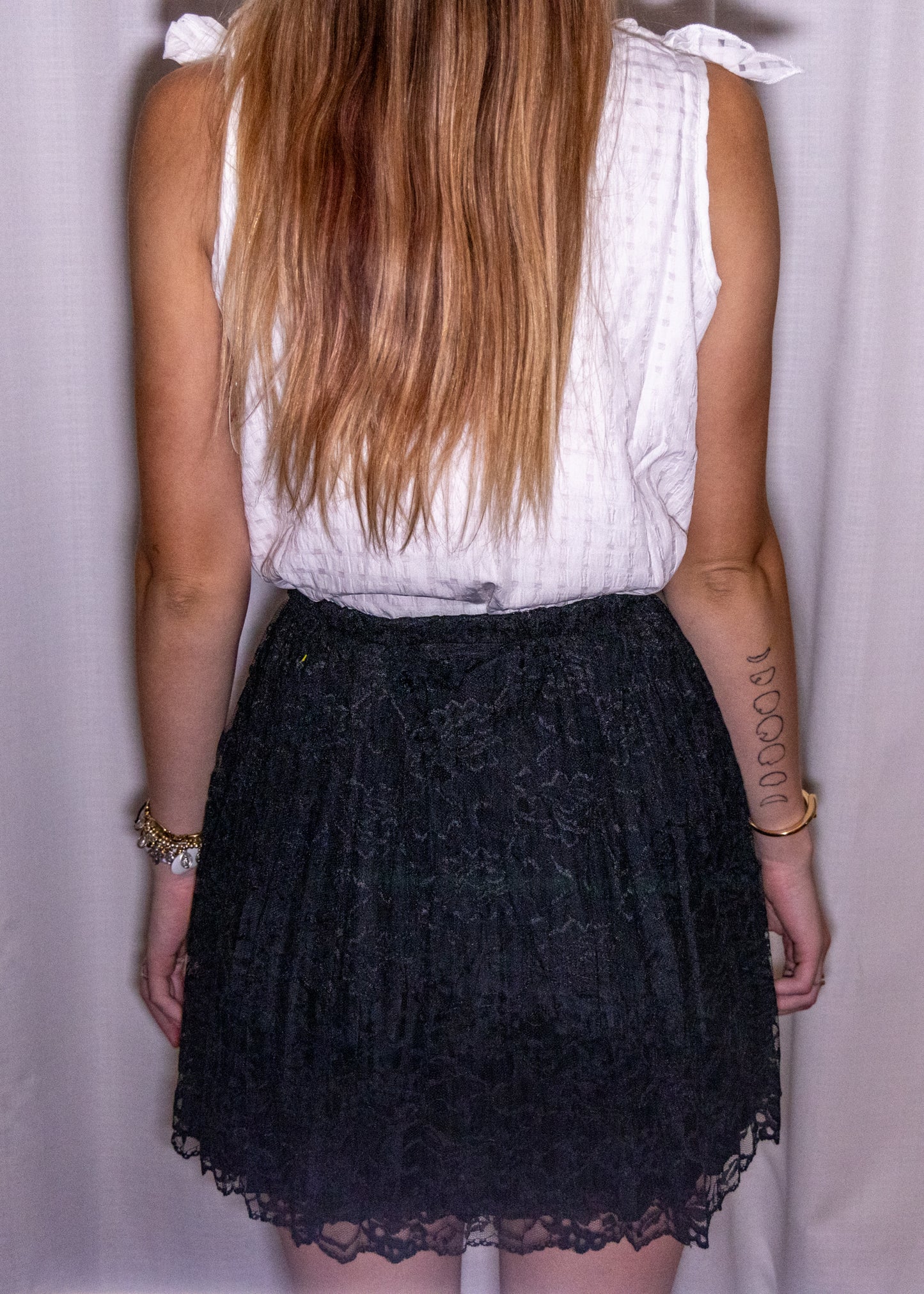 Black Lace Skirt