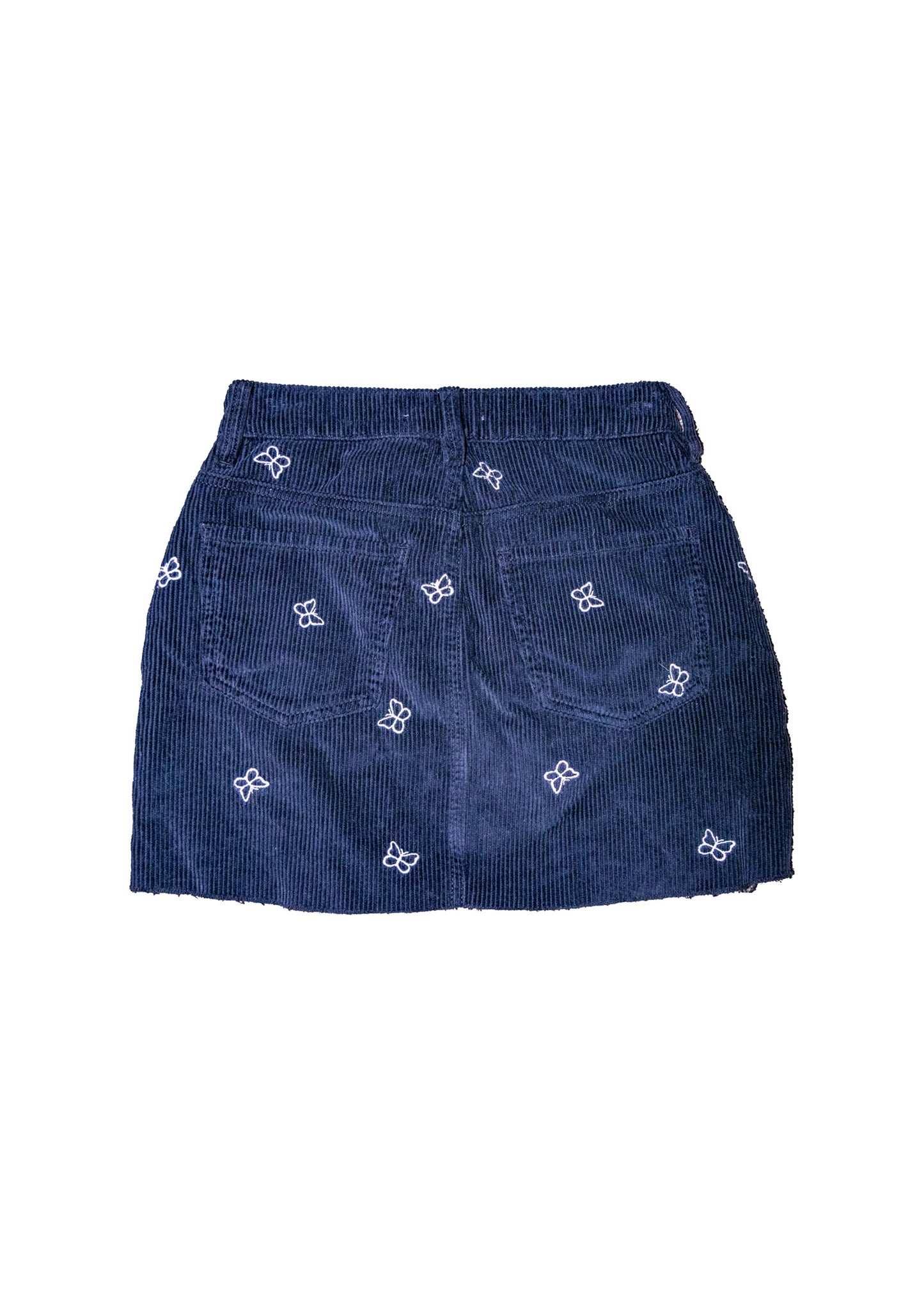 Butterfly Corduroy Skirt