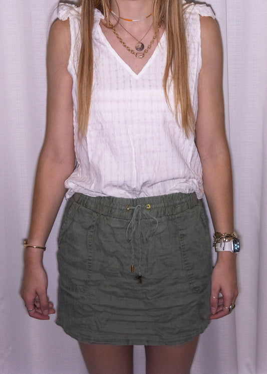 Green Ellen Tracy Skirt