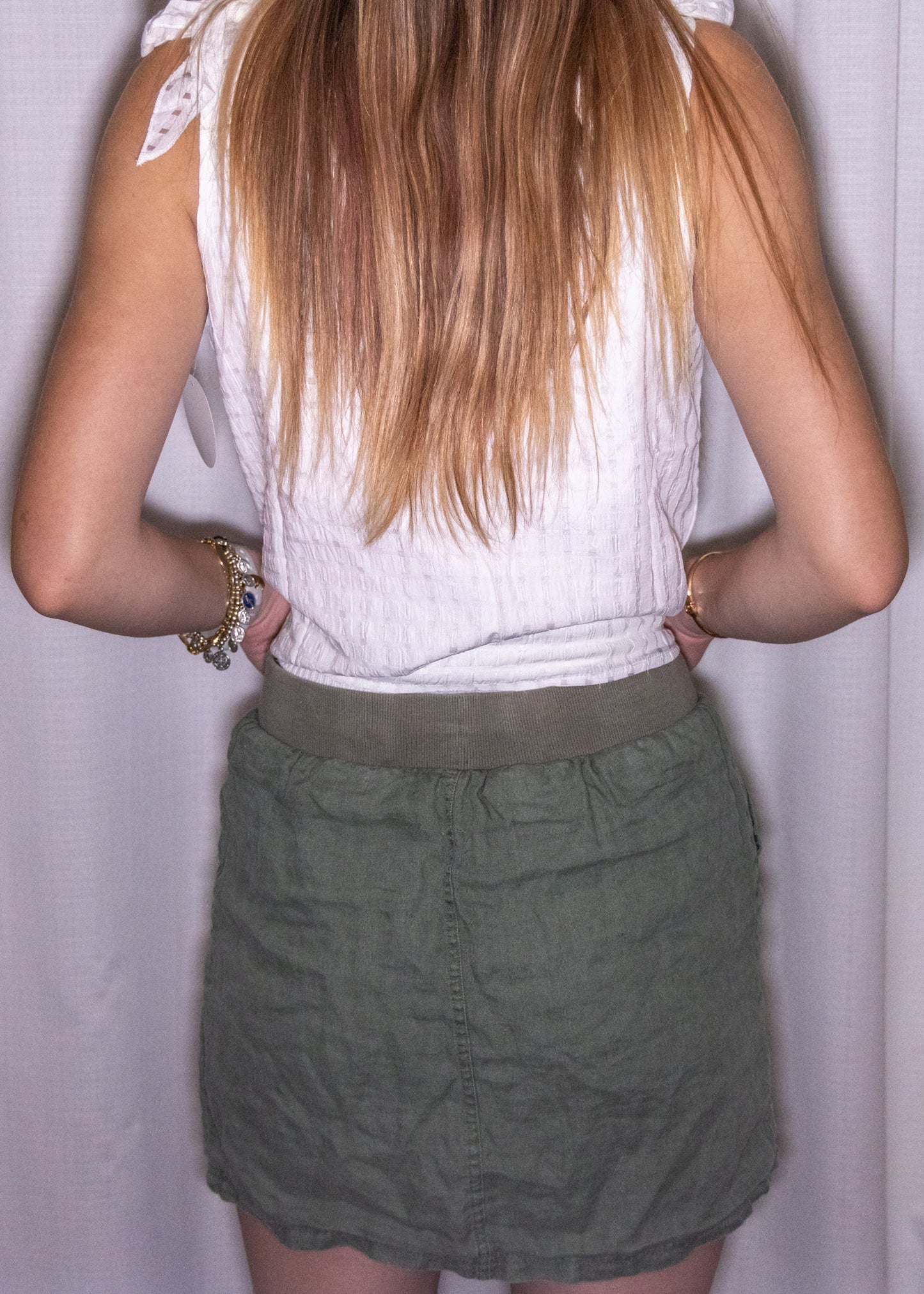 Green Ellen Tracy Skirt