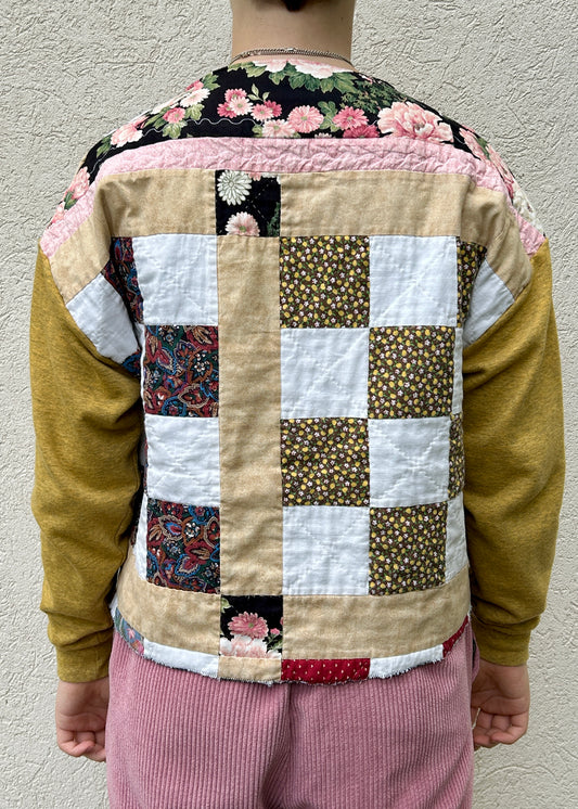 Quilted Crewneck