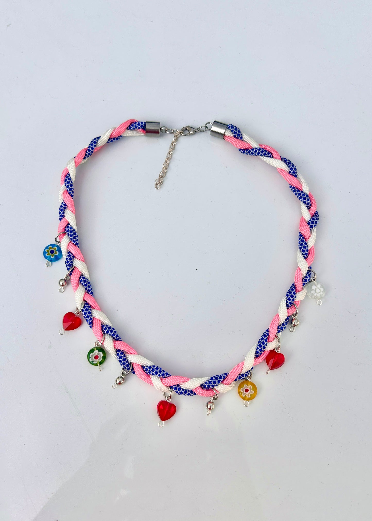 Braided Charm Necklace