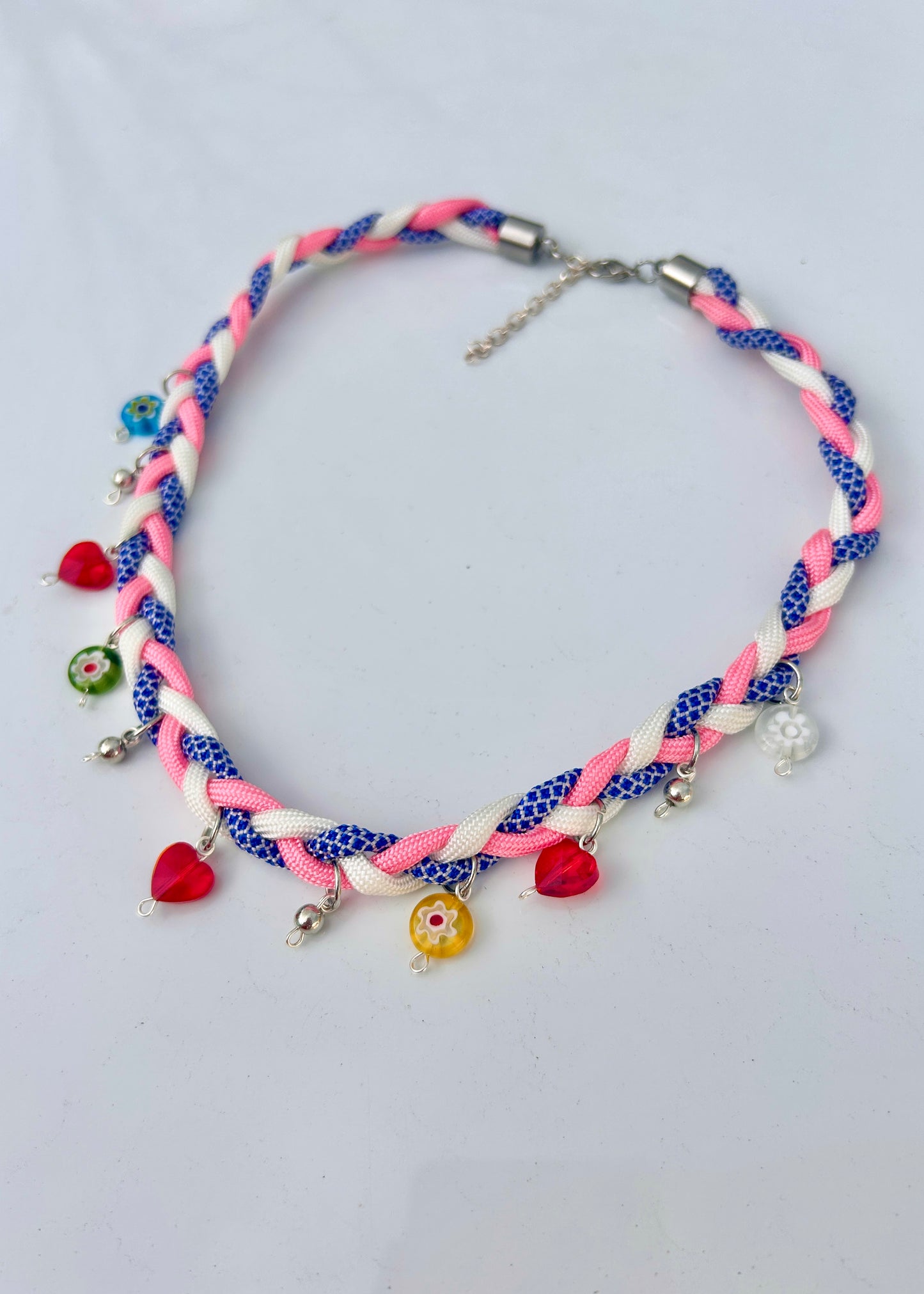 Braided Charm Necklace