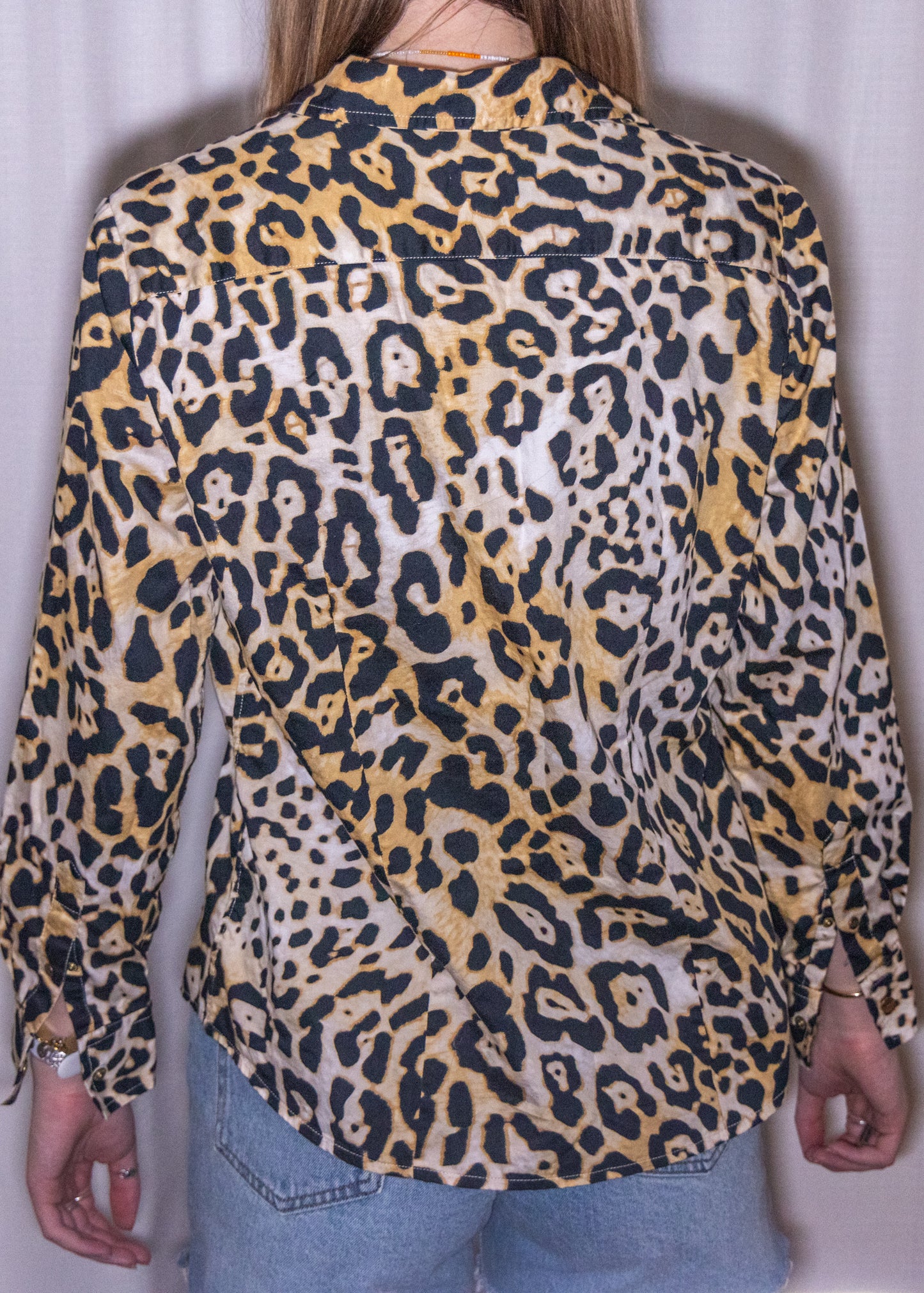 Leopard Print Button Up
