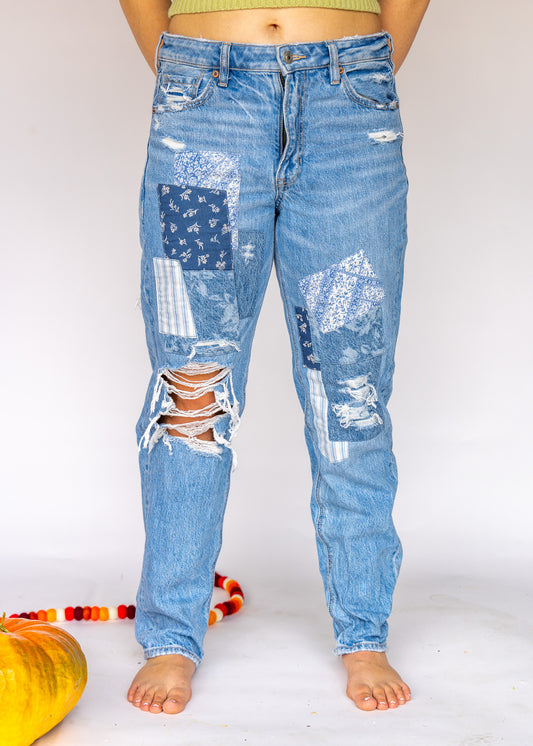 Patchwork Jeans