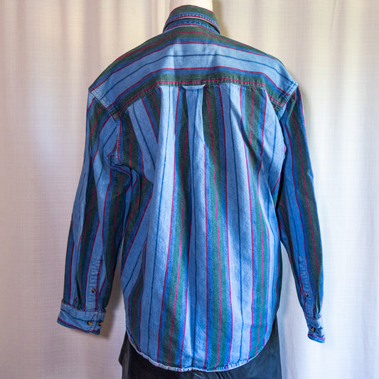 Striped Denim Jacket