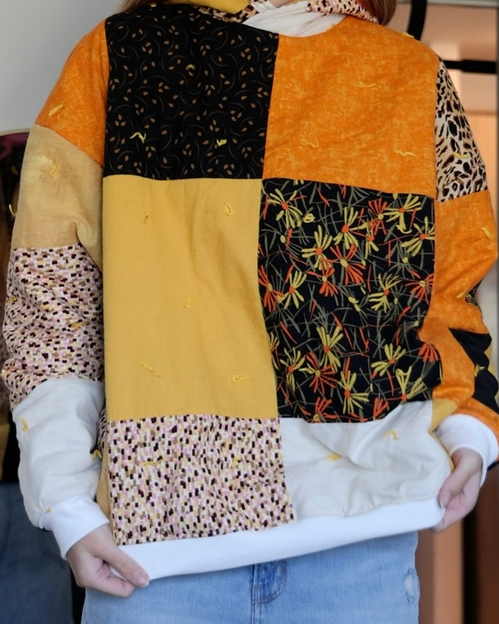 Hallow's Eve Upcycled Hoodie