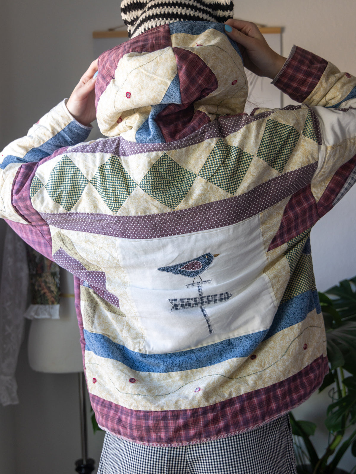Birdhouse Upcycled Hoodie