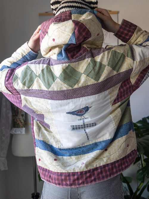 Birdhouse Upcycled Hoodie