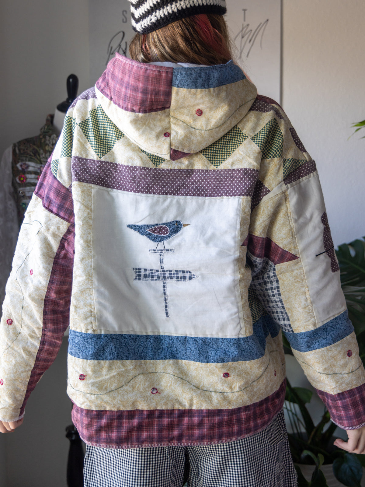 Birdhouse Upcycled Hoodie