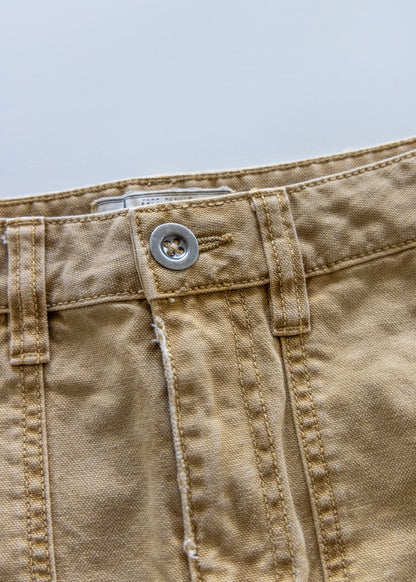 Distressed Cargo Skirt