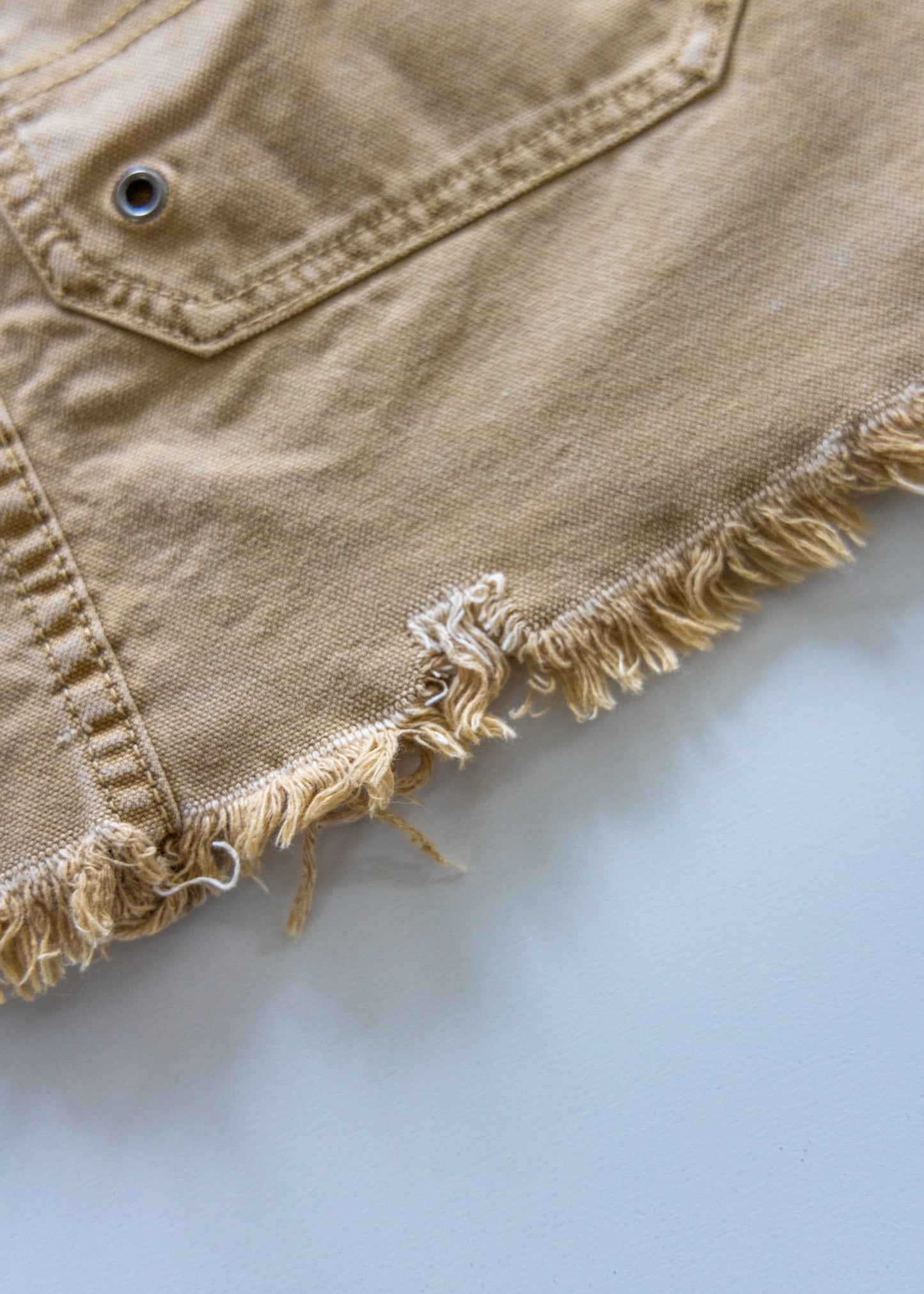 Distressed Cargo Skirt