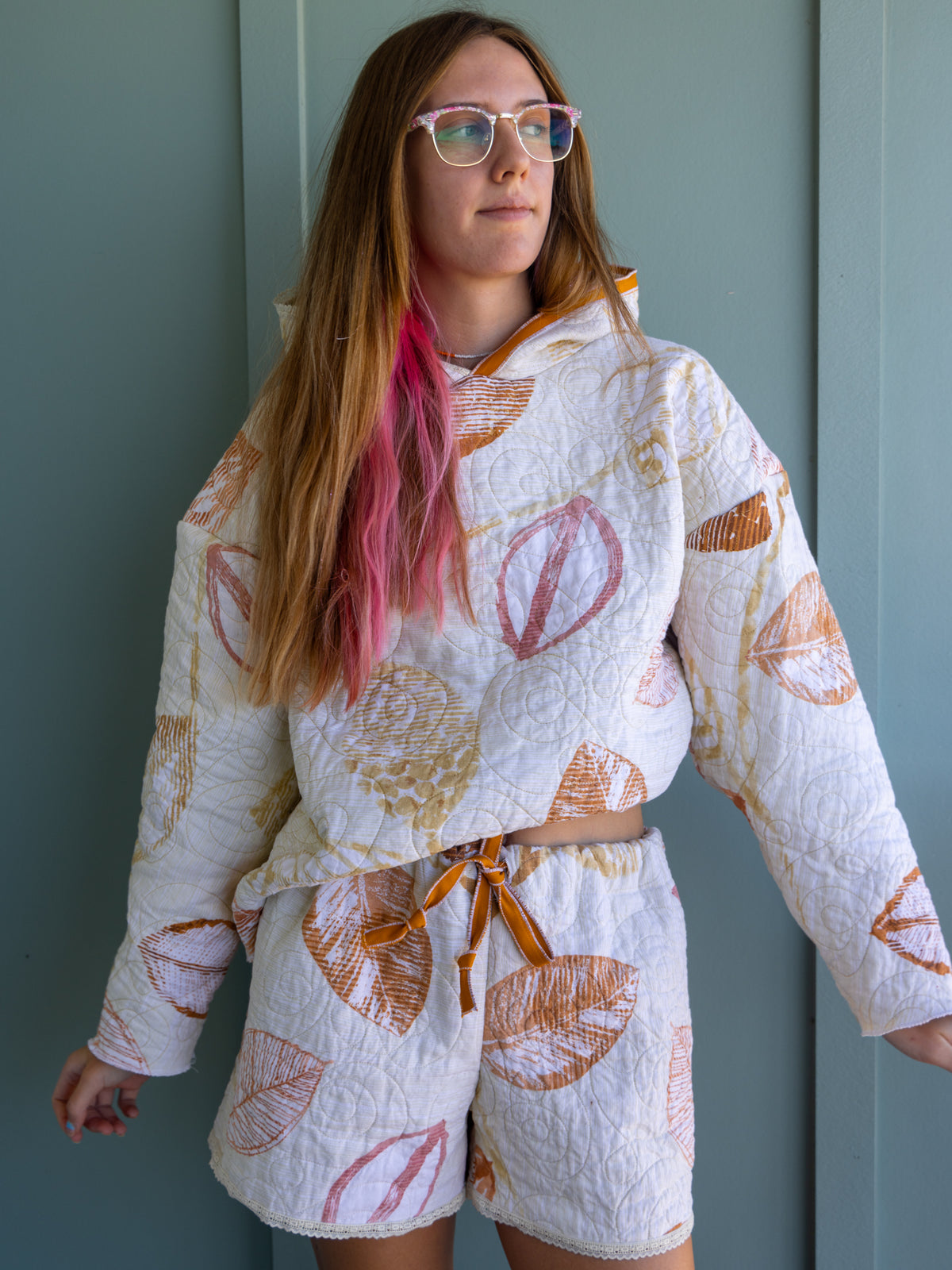 Falling Leaves Upcycled Lounge Set