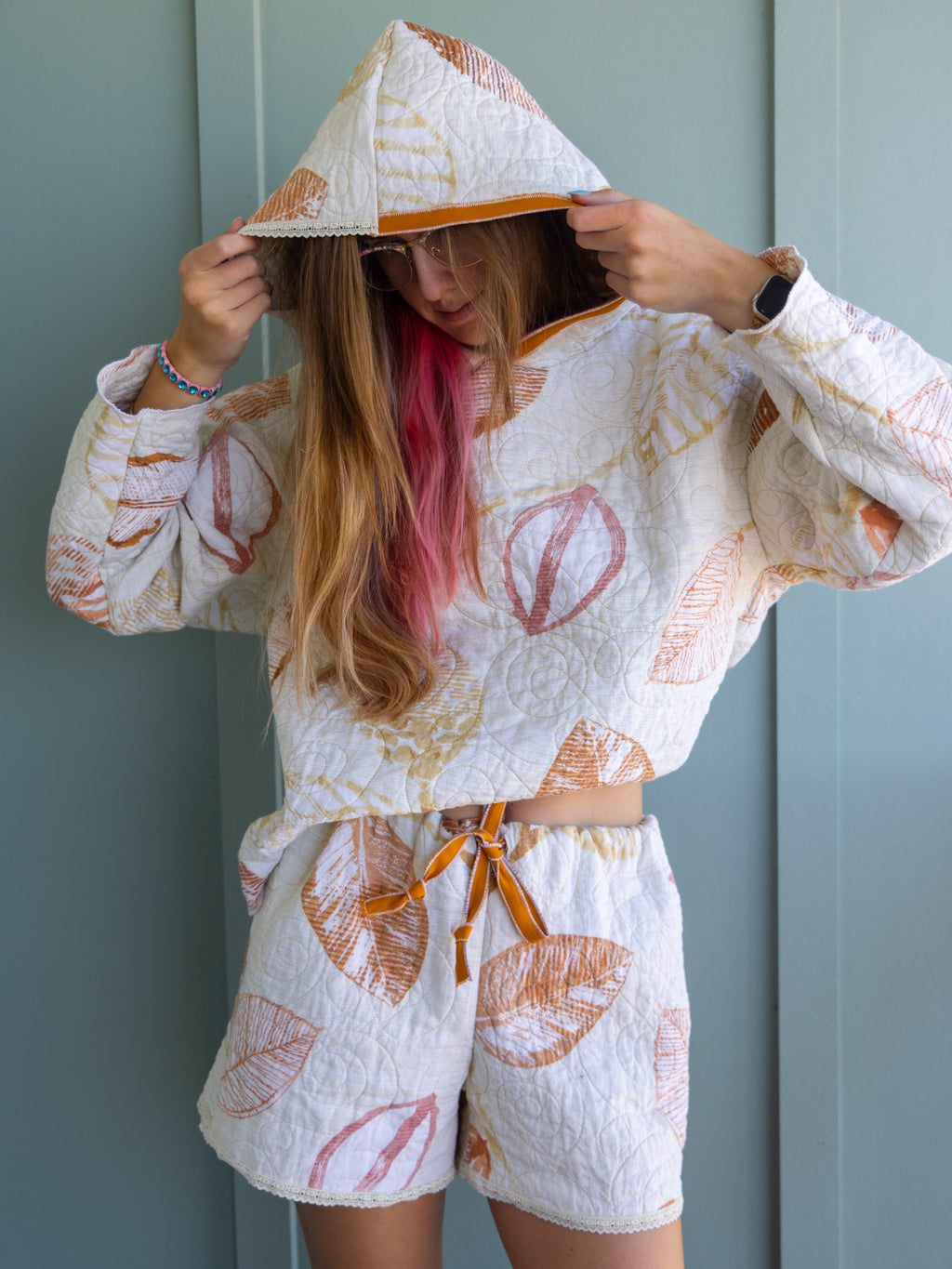 Falling Leaves Upcycled Lounge Set