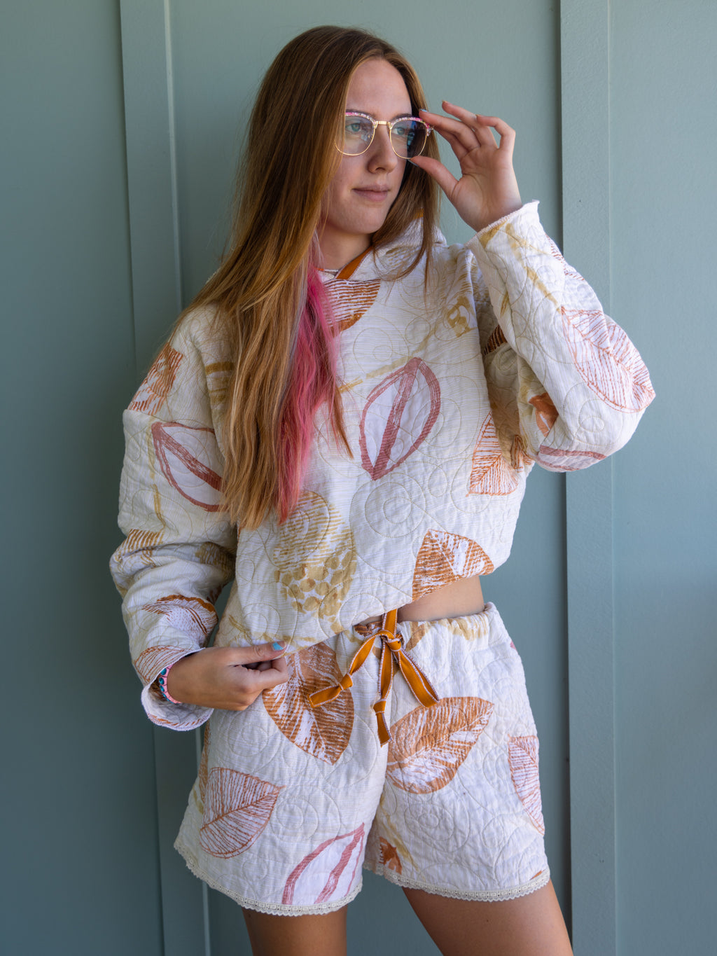 Falling Leaves Upcycled Lounge Set