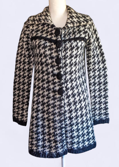 Houndstooth Overcoat