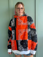 Harley Davidson Emblem Upcycled Hoodie