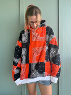 Harley Davidson Emblem Upcycled Hoodie