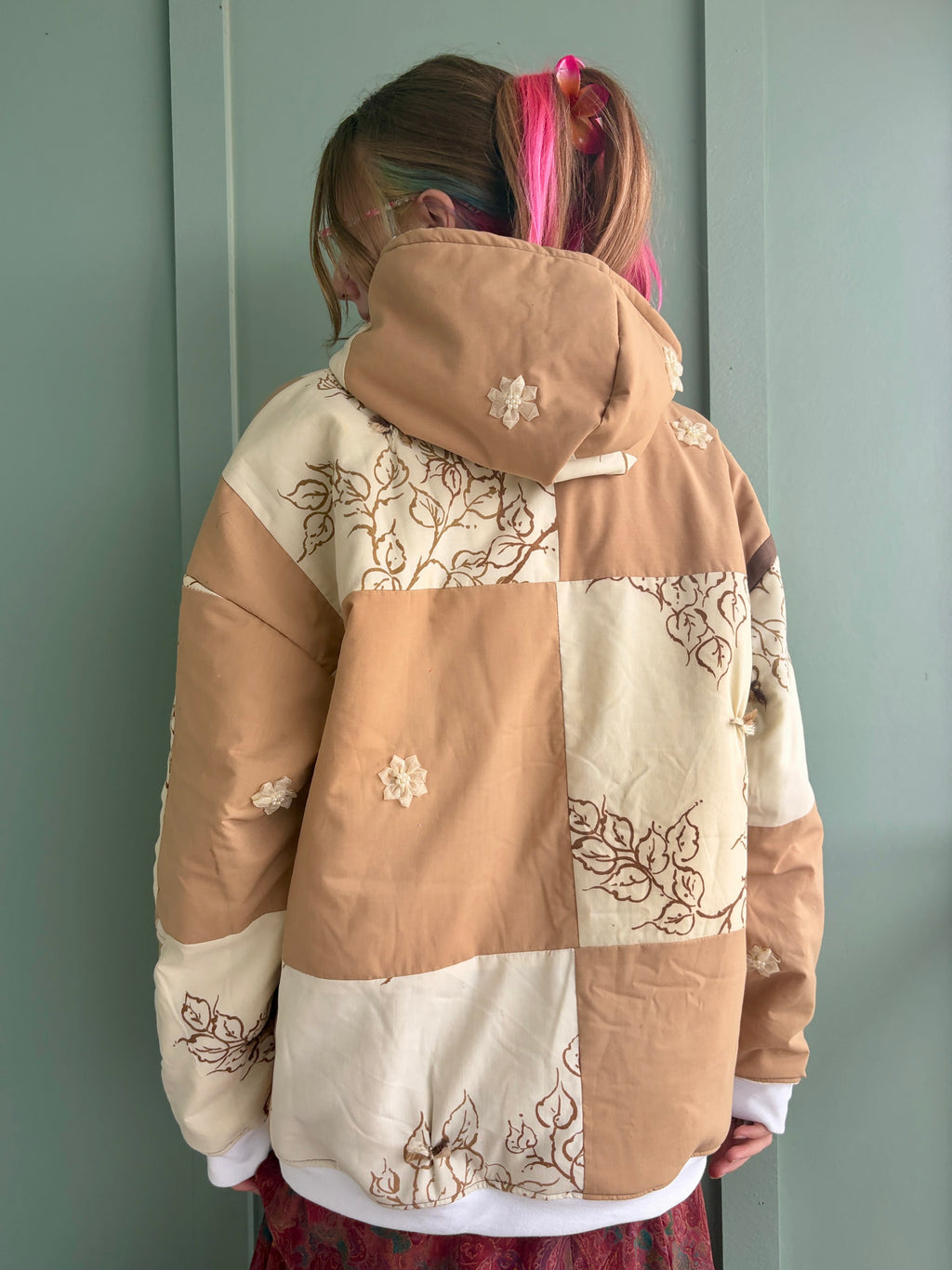 Caramel Forest Upcycled Hoodie