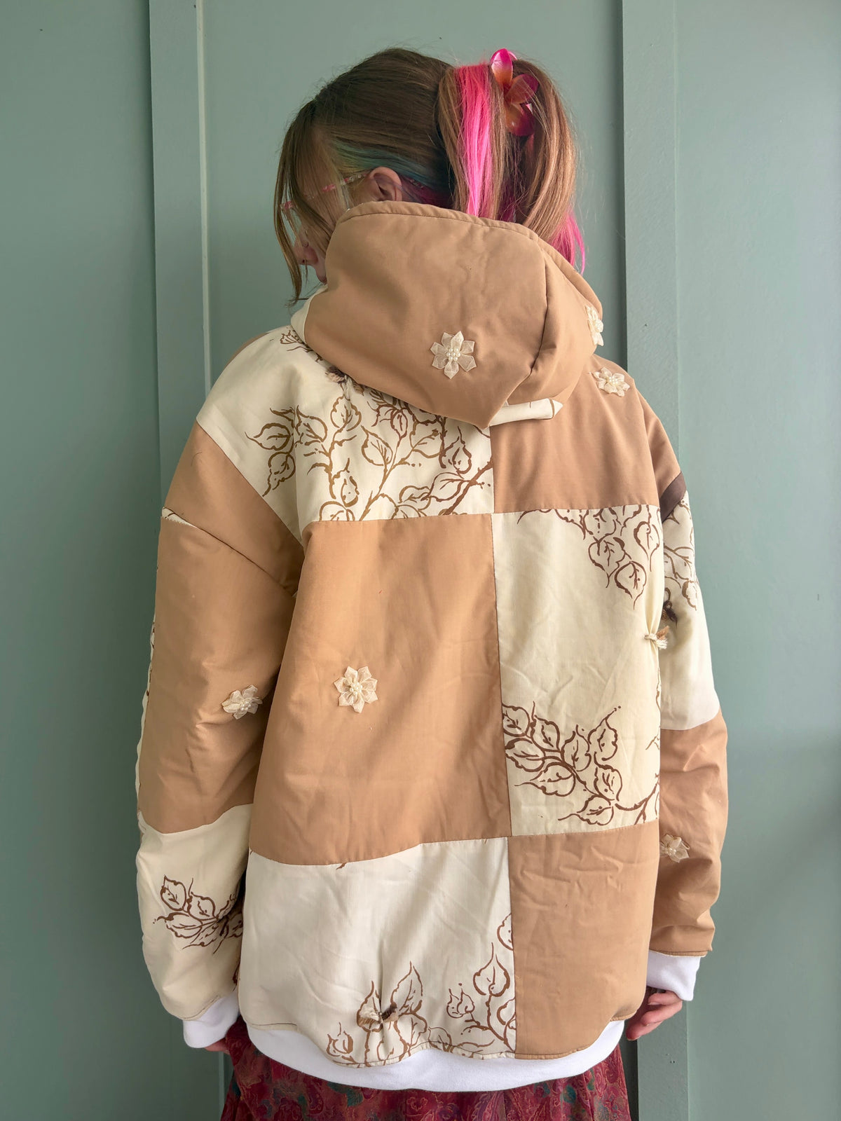 Caramel Forest Upcycled Hoodie