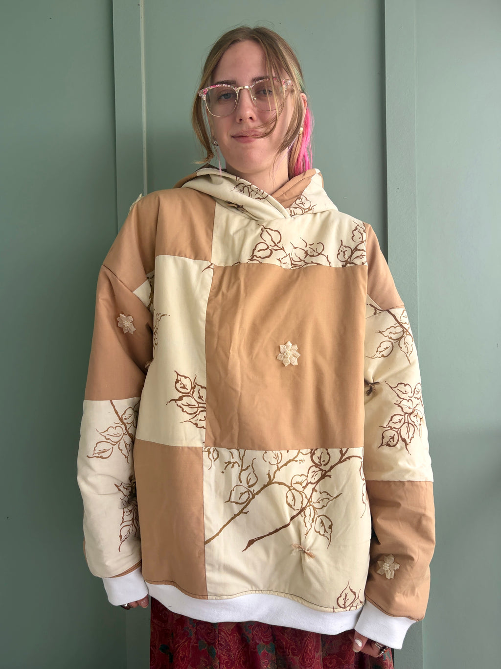 Caramel Forest Upcycled Hoodie