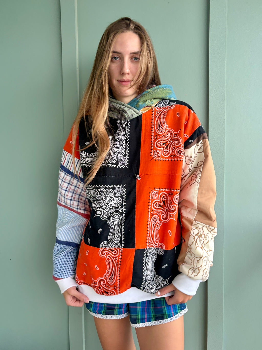 Scraps #2 Upcycled Hoodie