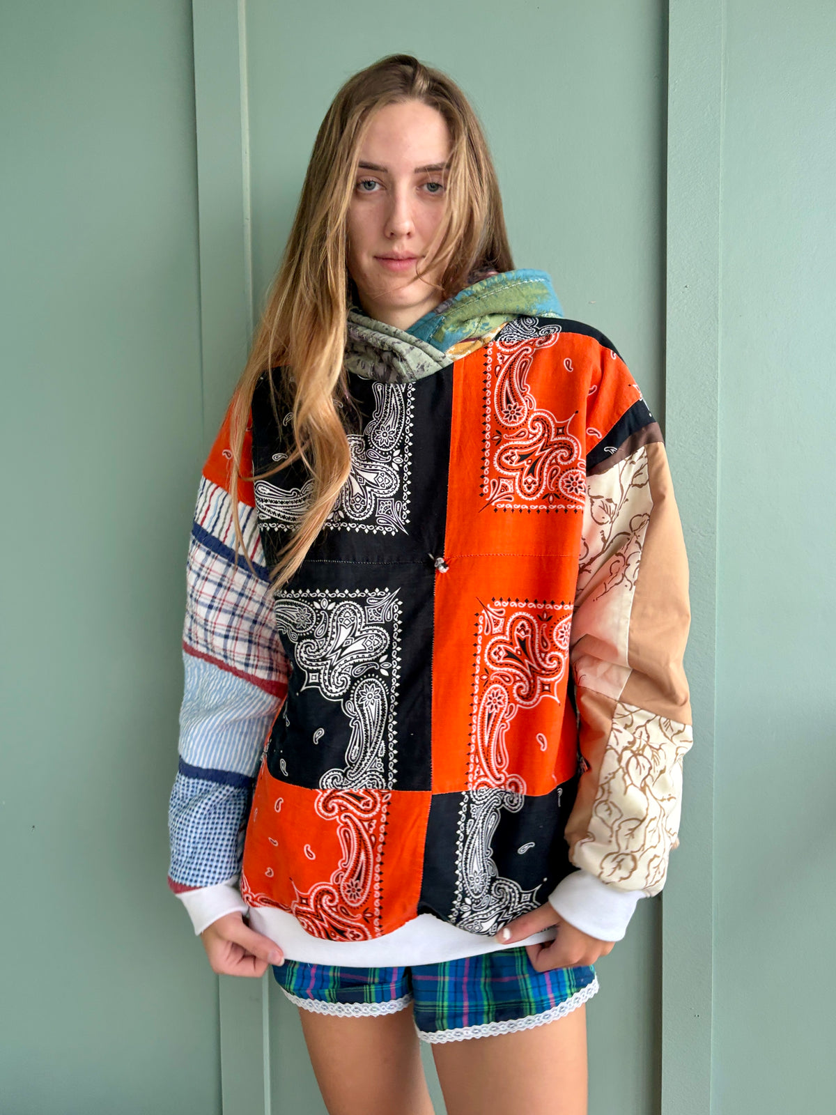 Scraps #2 Upcycled Hoodie
