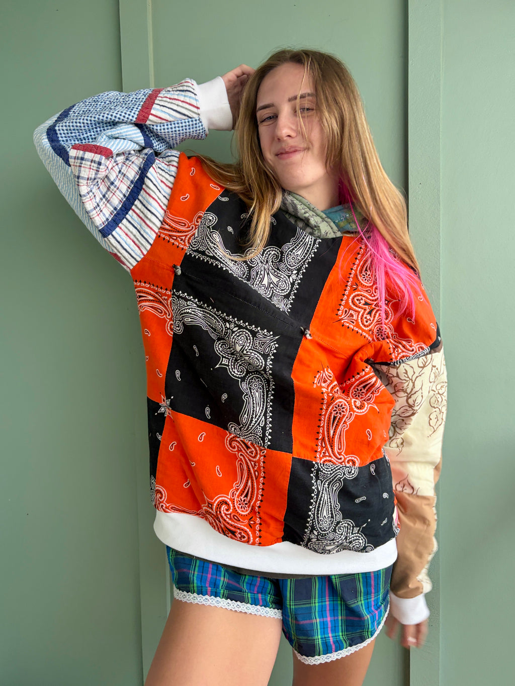 Scraps #2 Upcycled Hoodie