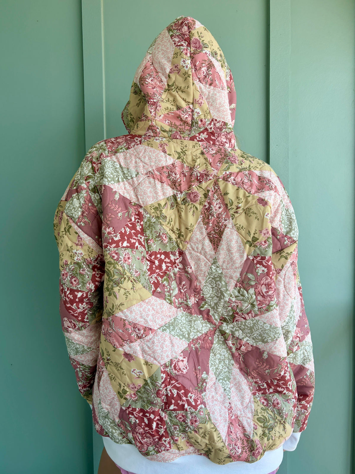Raspberry Fields Upcycled Hoodie