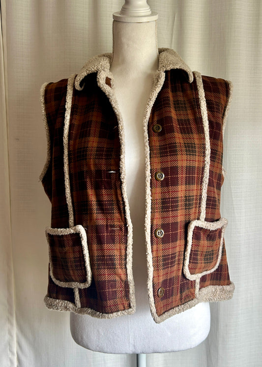 Plaid Vest