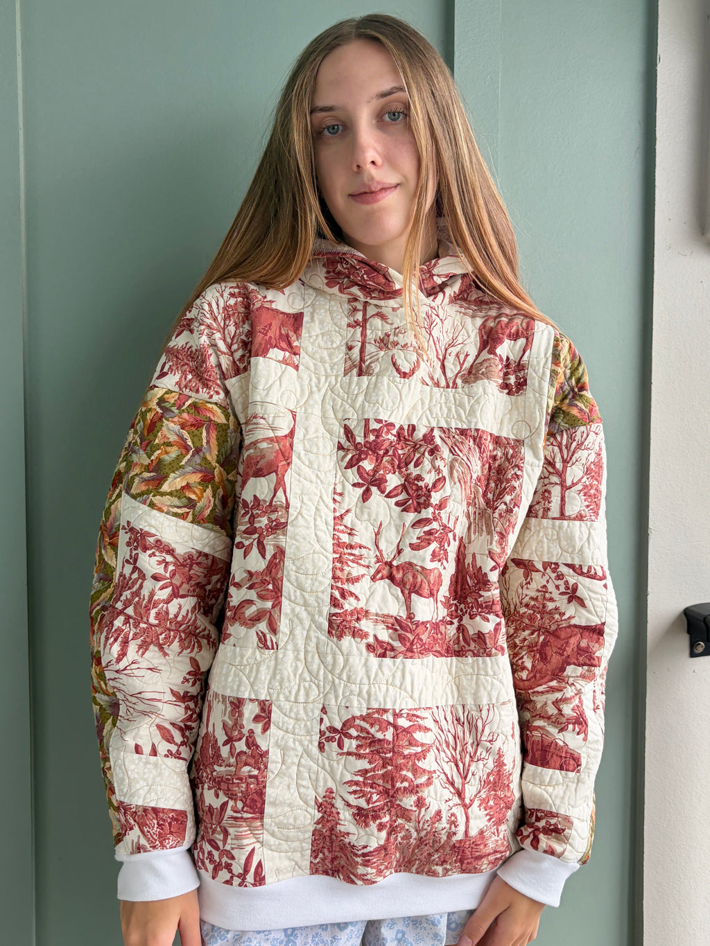 Scarlet Forest Upcycled Hoodie