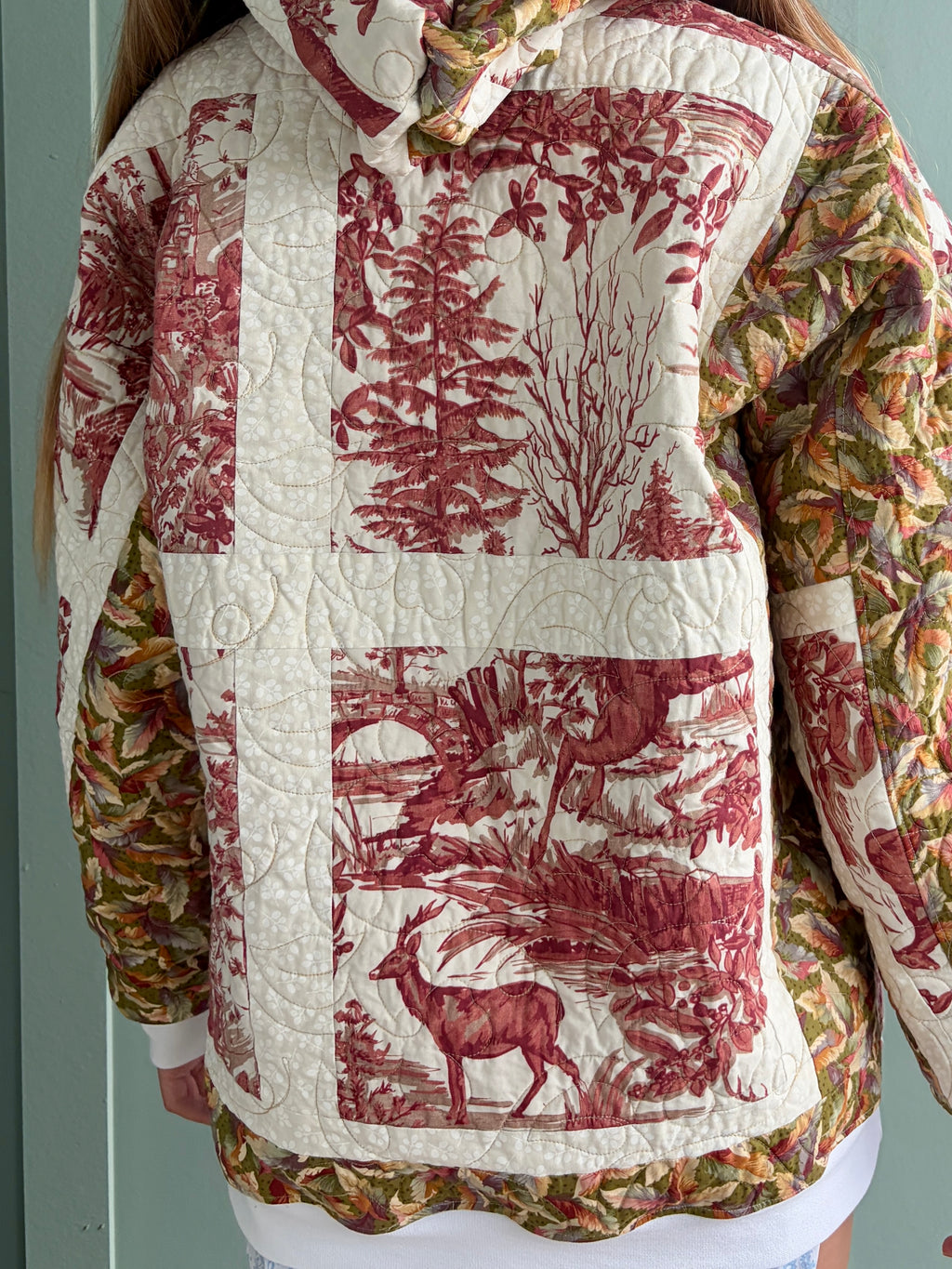 Scarlet Forest Upcycled Hoodie