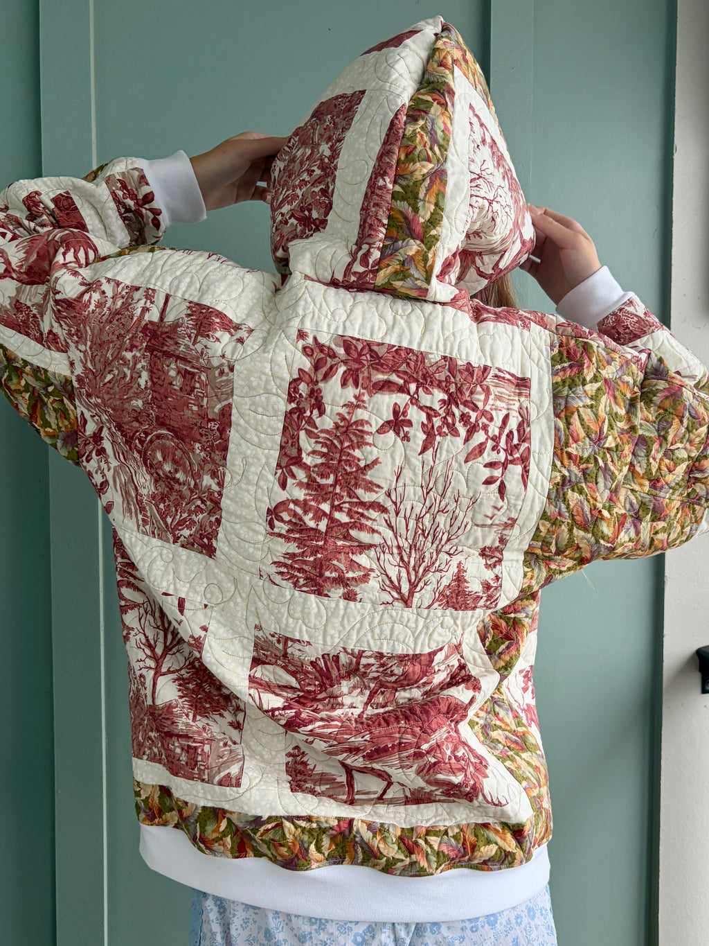 Scarlet Forest Upcycled Hoodie