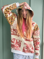 Scarlet Forest Upcycled Hoodie
