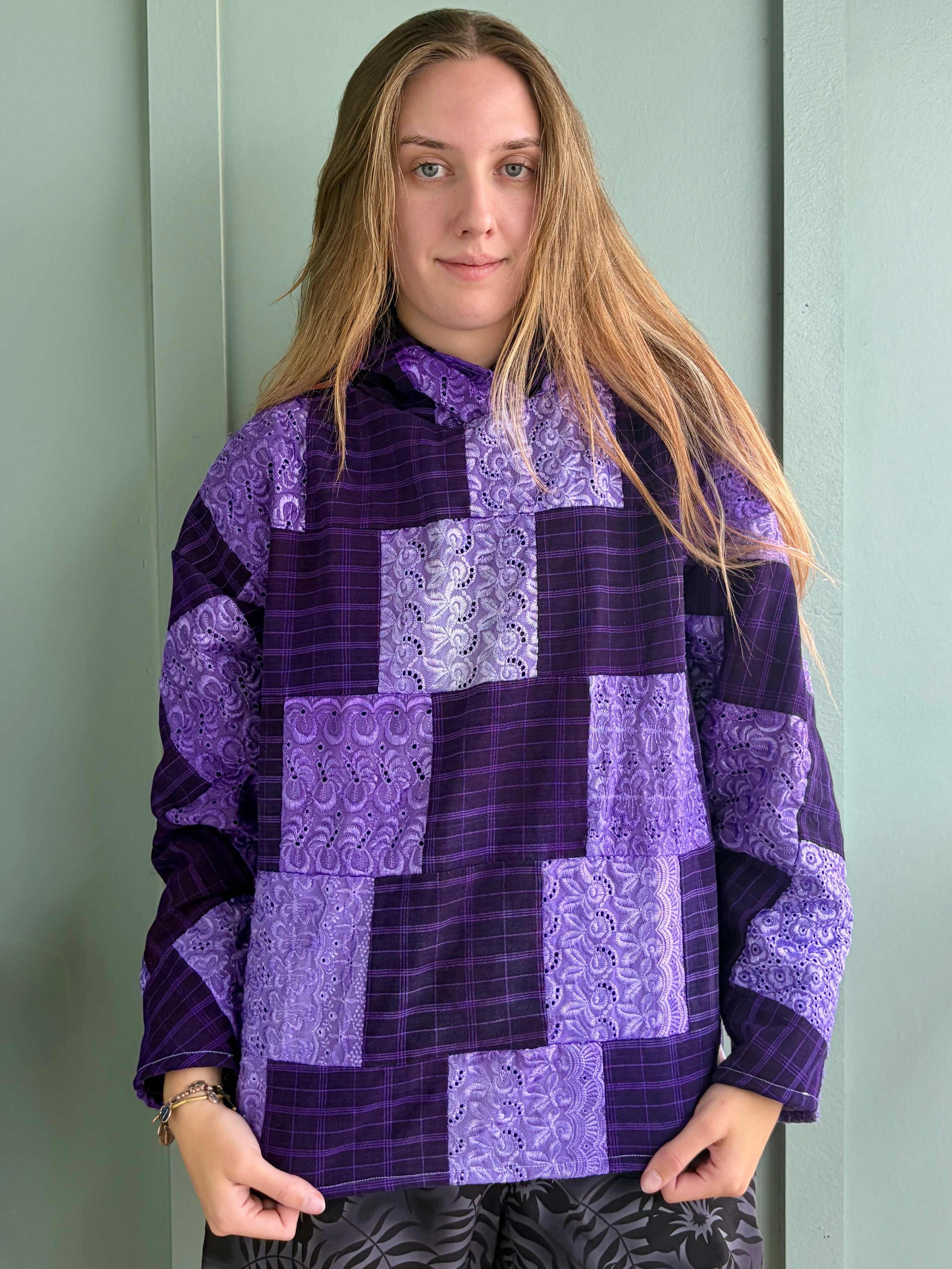 Purple Palace Upcycled Hoodie
