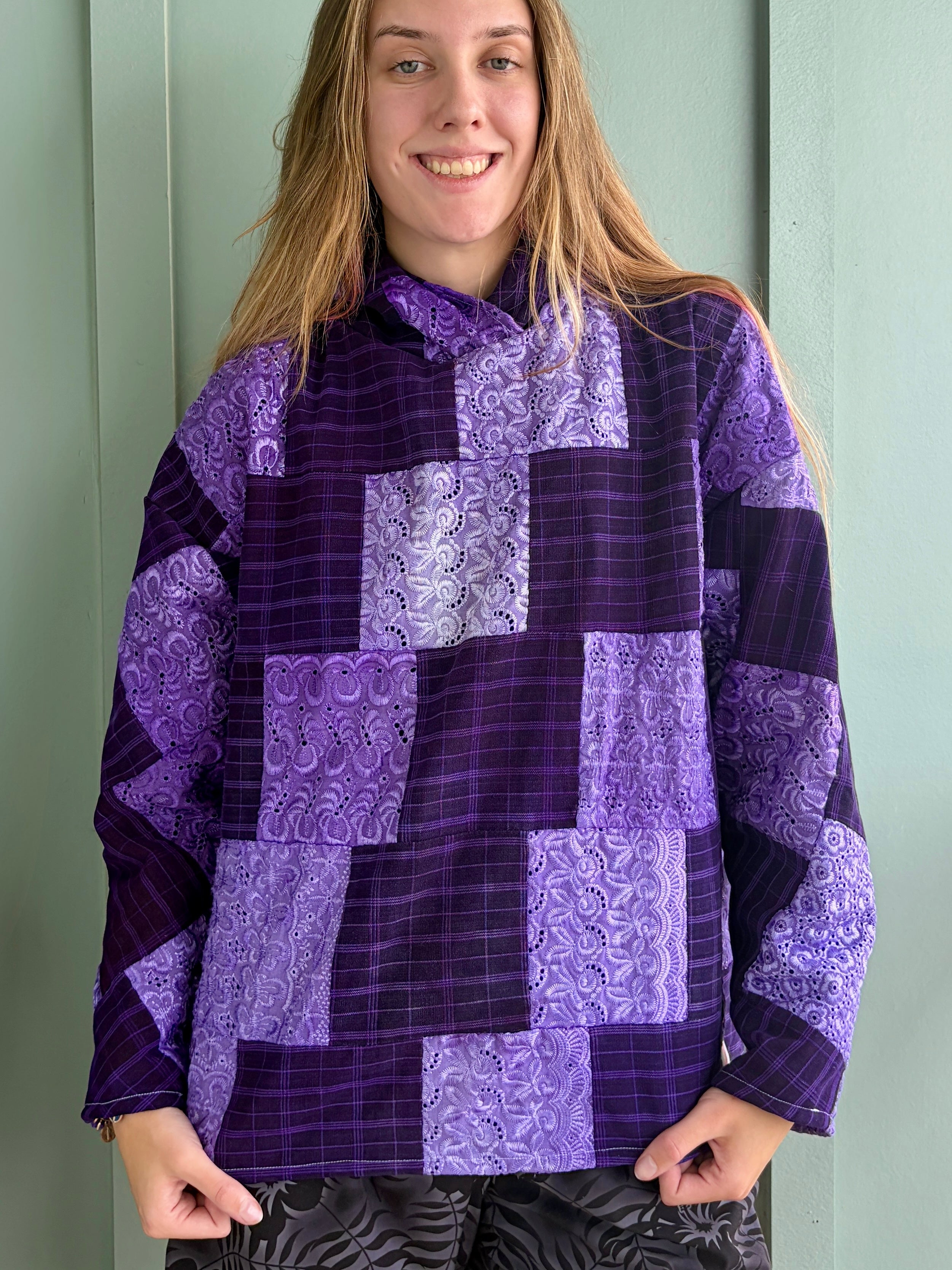 Purple Palace Upcycled Hoodie