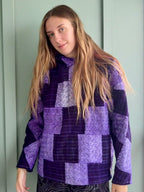 Purple Palace Upcycled Hoodie