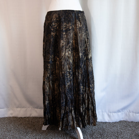 Crinkled Maxi Skirt