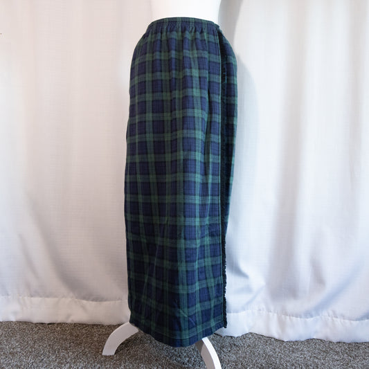 Plaid Maxi Skirt