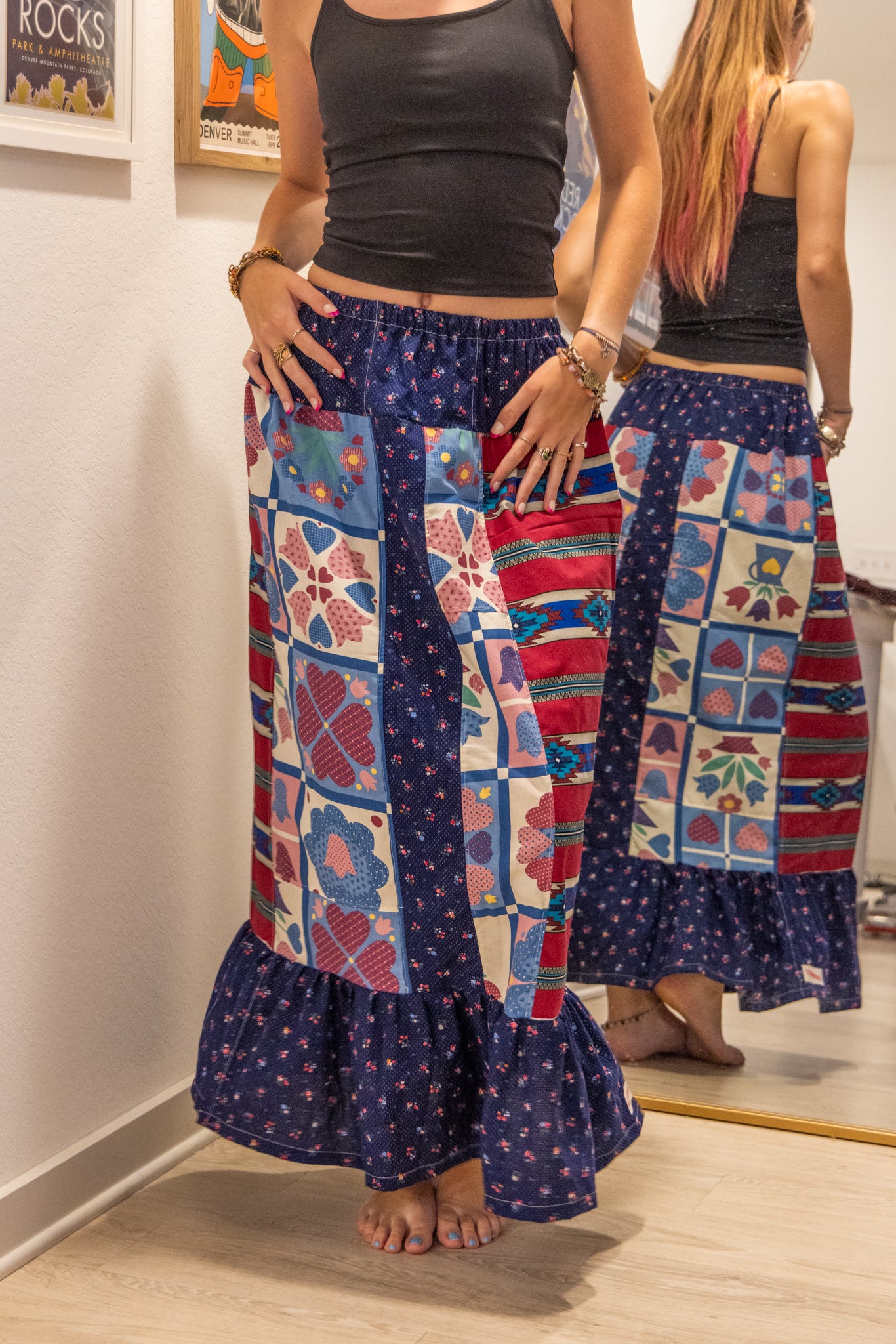 Aleah Patchwork Skirt