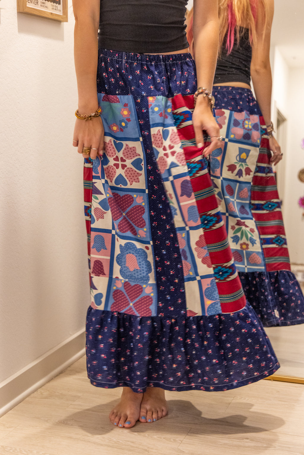 Aleah Patchwork Skirt